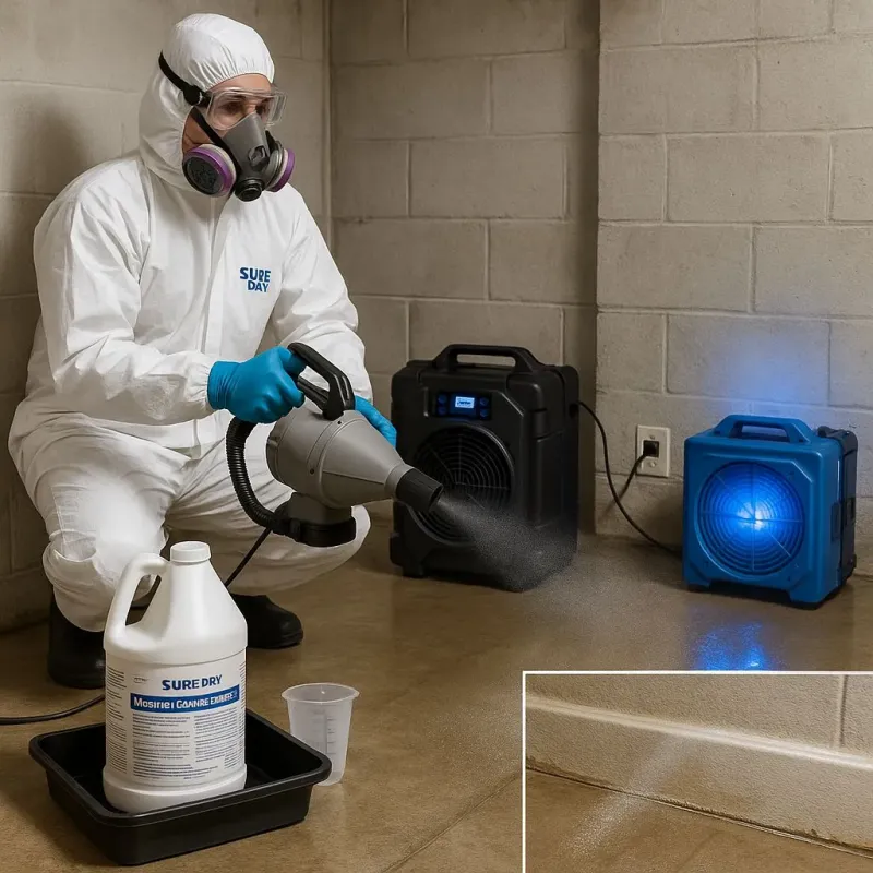 Sanitization and Odor Removal process in Culpeper, VA
